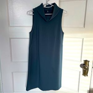 Ann Taylor Teal Shift Dress w/ Collar